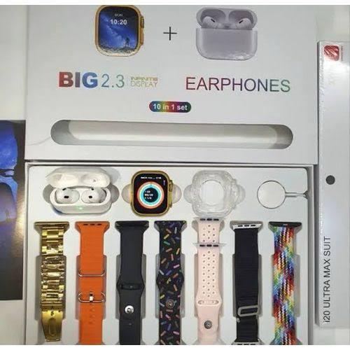 ORIGNAL STRAPS AVAILABLE ❌❌  I20 ULTRA MAX SUIT SMART WATCH MOST DEMANDING MODEL 7+1 ACCESSORIES  ULTRA SMART WATCH CALLING MESSAGE NOTIFICATIONS HEART RATE BLOOD PRESSURE BLOOD OXYGEN SEDENTARY REMINDER STEP COUNTING