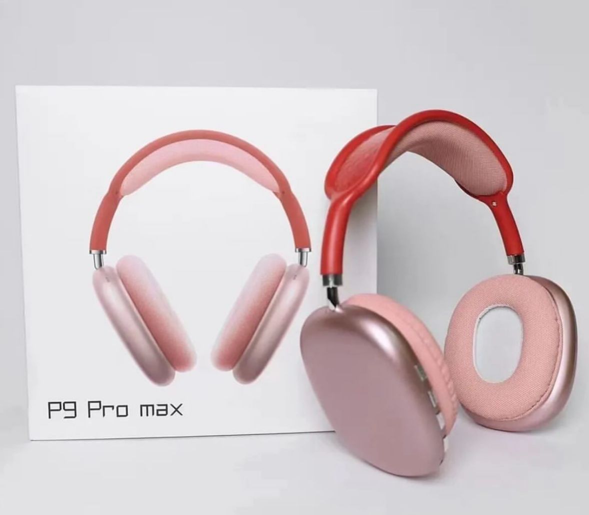 Headpho🎧 P9 Pro Max Wireless Bluetoothnes with Box Packing (Mix/Random colors)  Connect to both android and IOS
