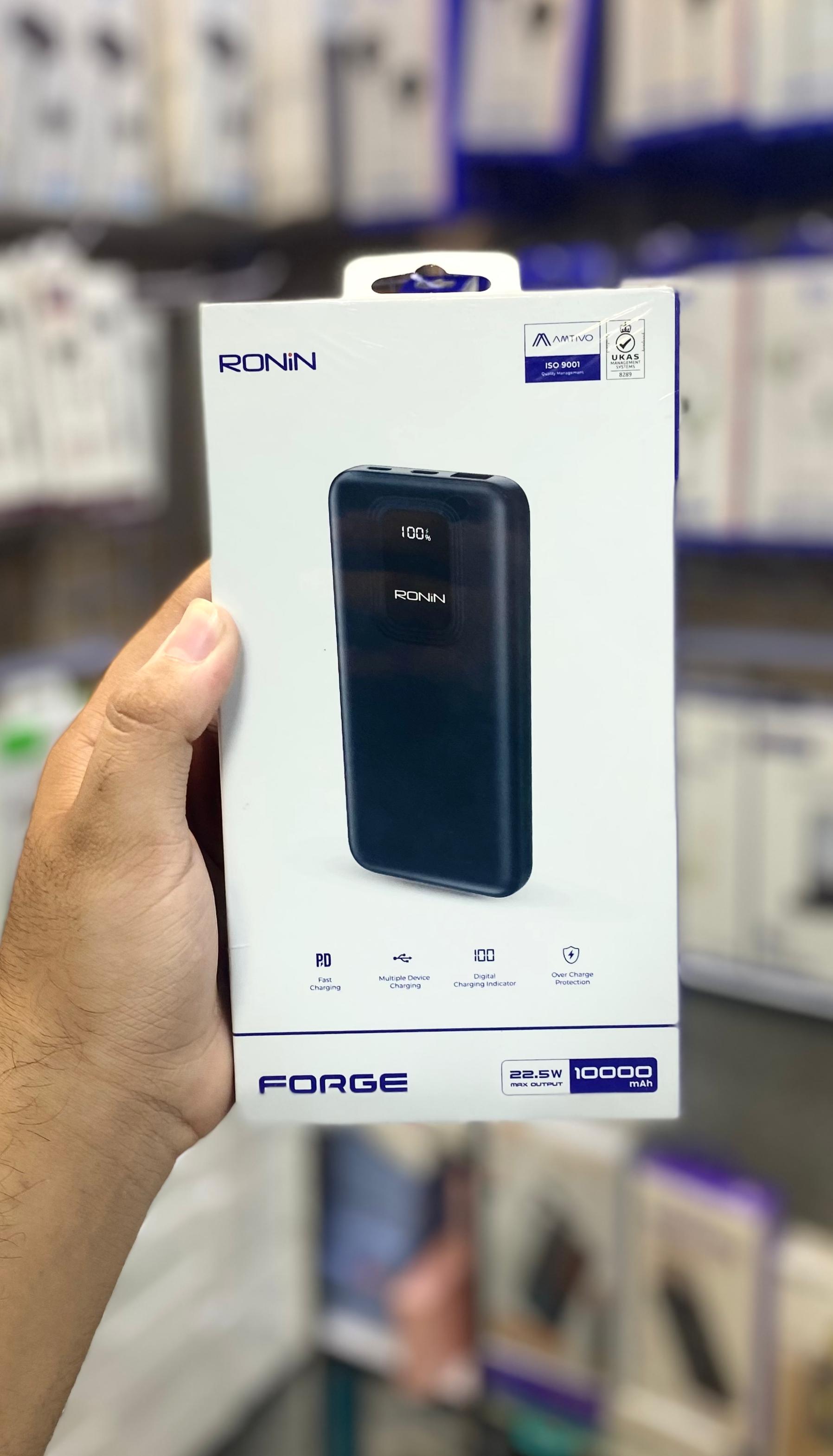RONIN R-4020 FORAGE POWER  BANK  10000 MAH HIGH QUALITY WITH 1 YEAR WARRANTY FAST CHARGING