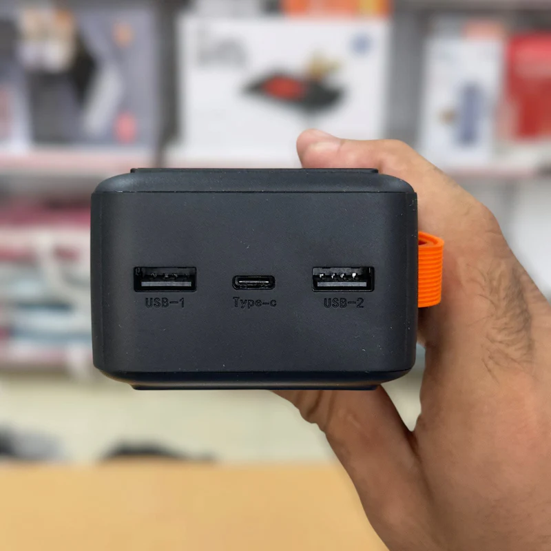 Solar Power Bank 50000mAh - Kamal KPB051 - Built-in 4 Cables