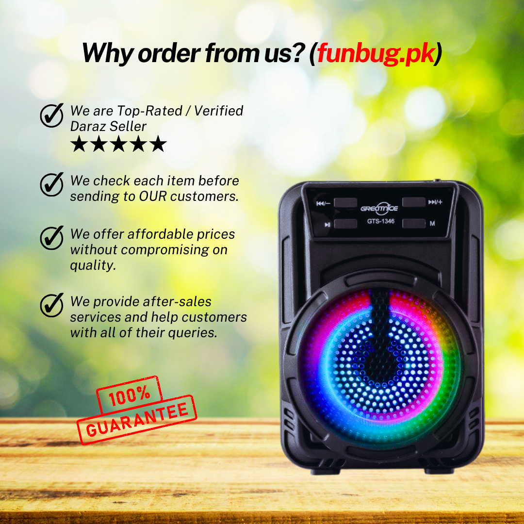 FunBug Wireless Mini Bluetooth Speaker ~ Rechargeable Portable Speakers