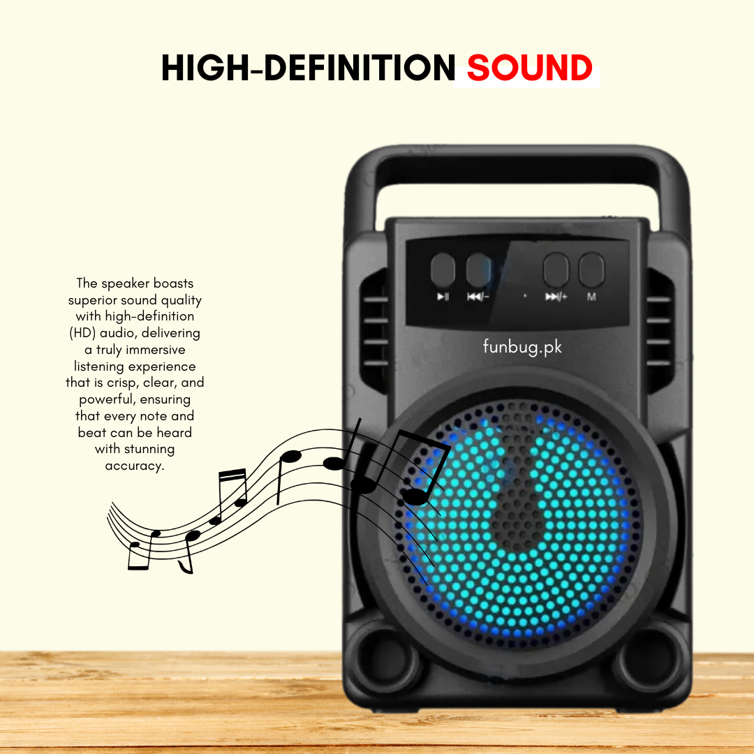 FunBug Wireless Mini Bluetooth Speaker ~ Rechargeable Portable Speakers