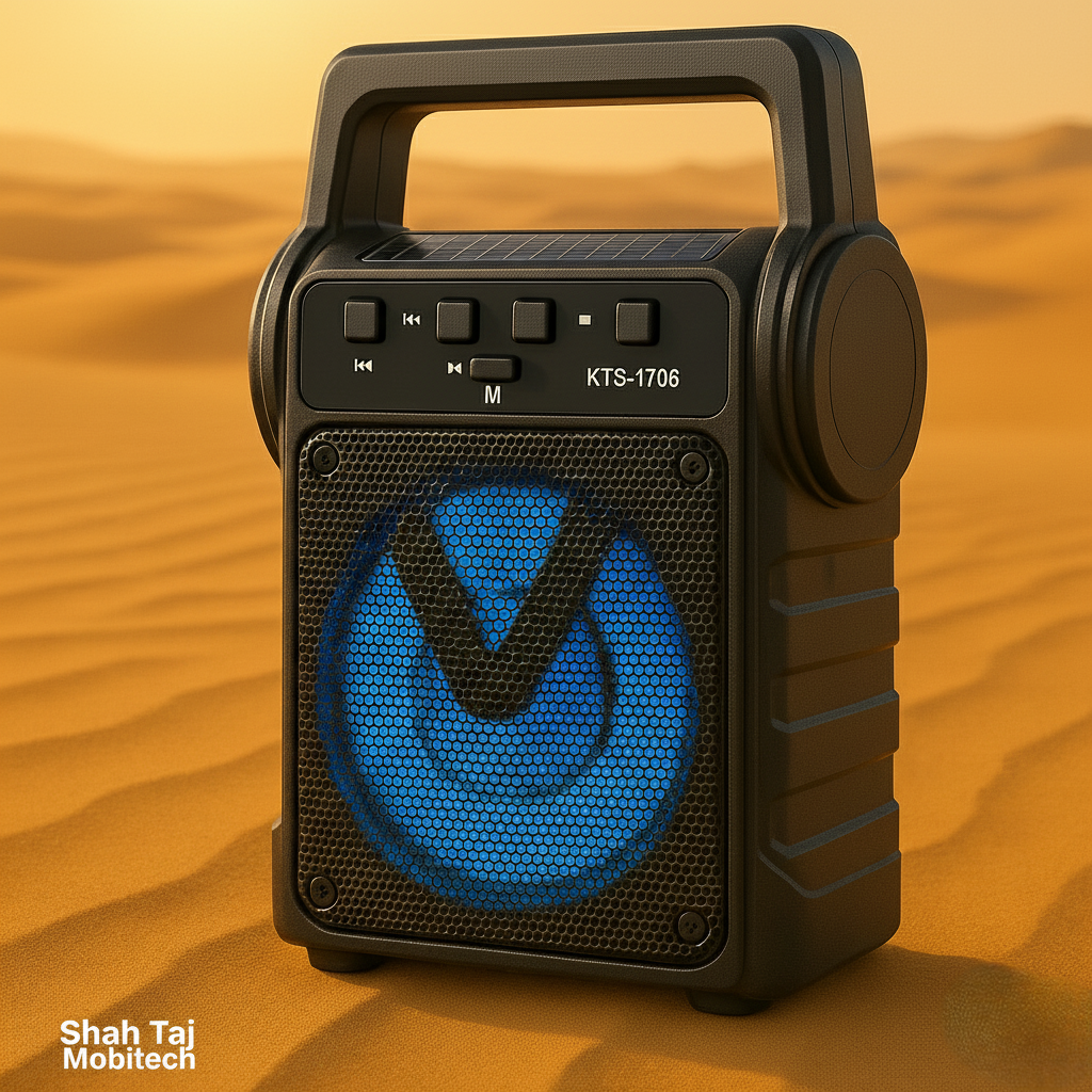 KTS 1706 4" Solar Bluetooth Speaker