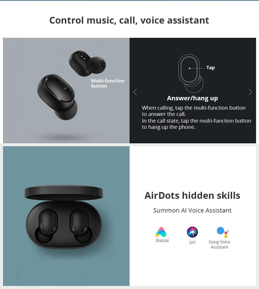 Xiaomi Redmi Airdots 2 Wireless Bluetooth