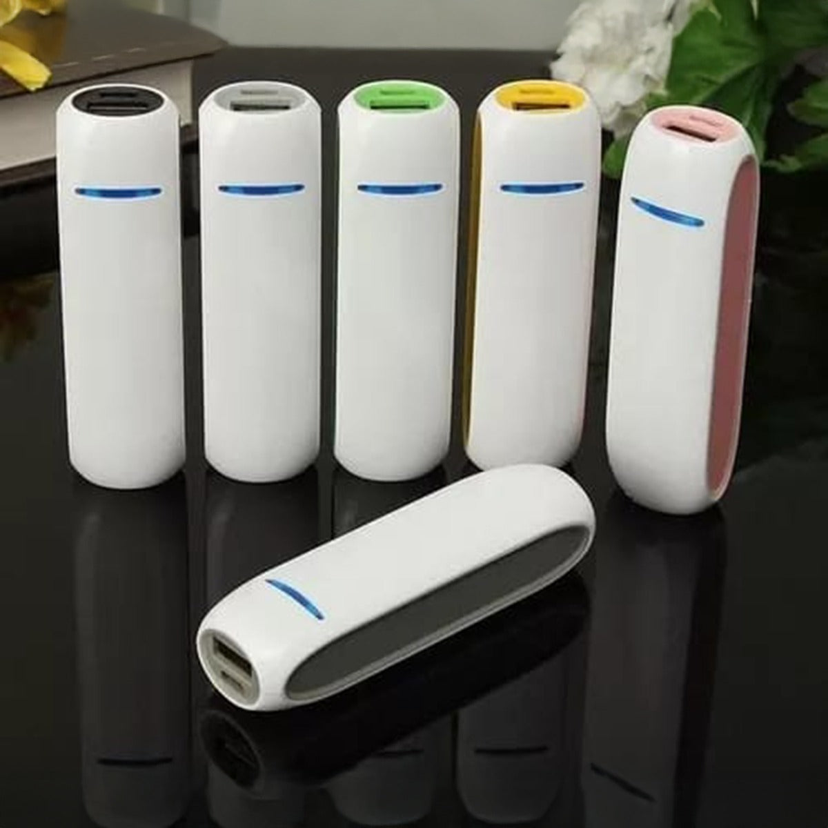 Power Bank 3000mAh to 10000mAh for All Phones White, Black,