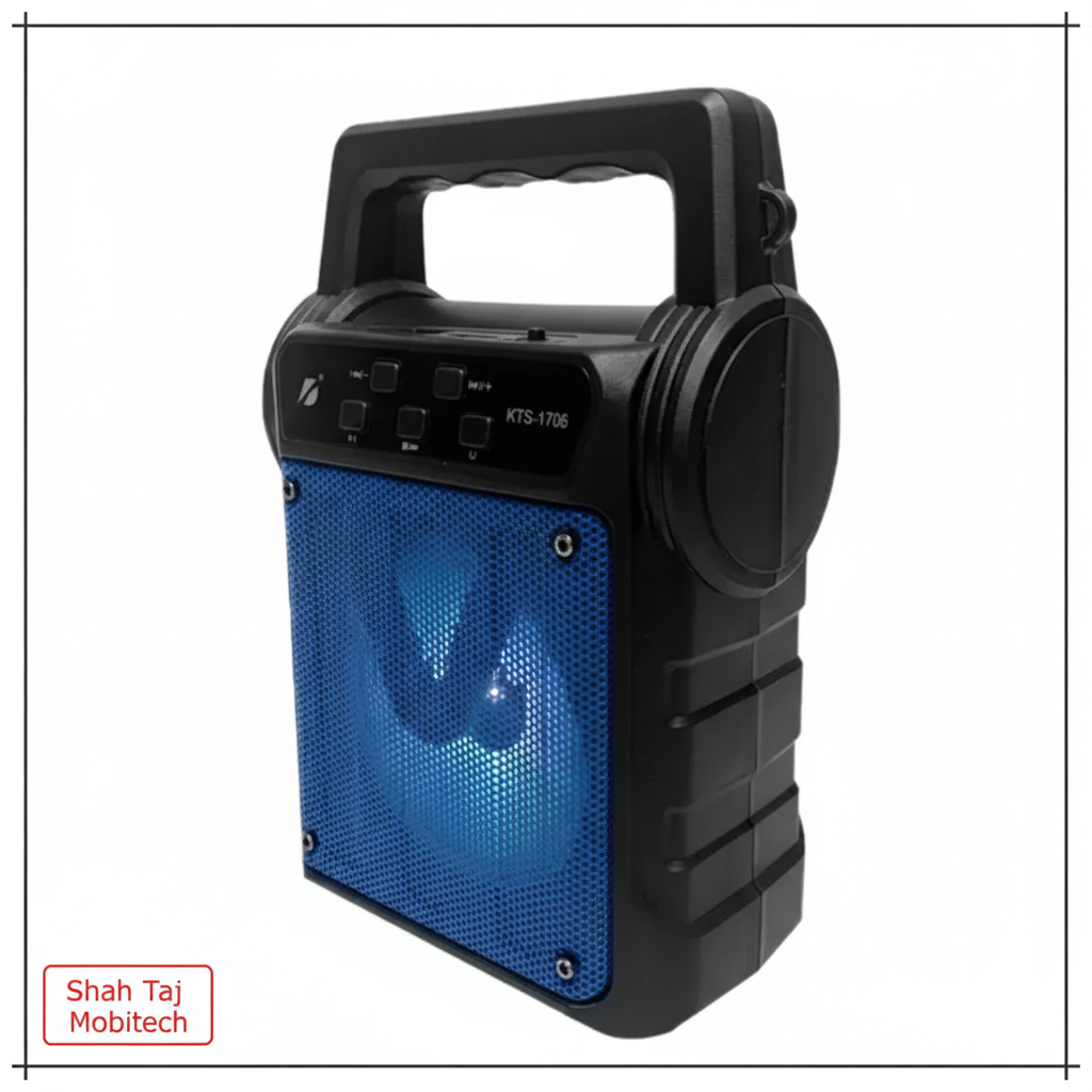 KTS 1706 4" Solar Bluetooth Speaker