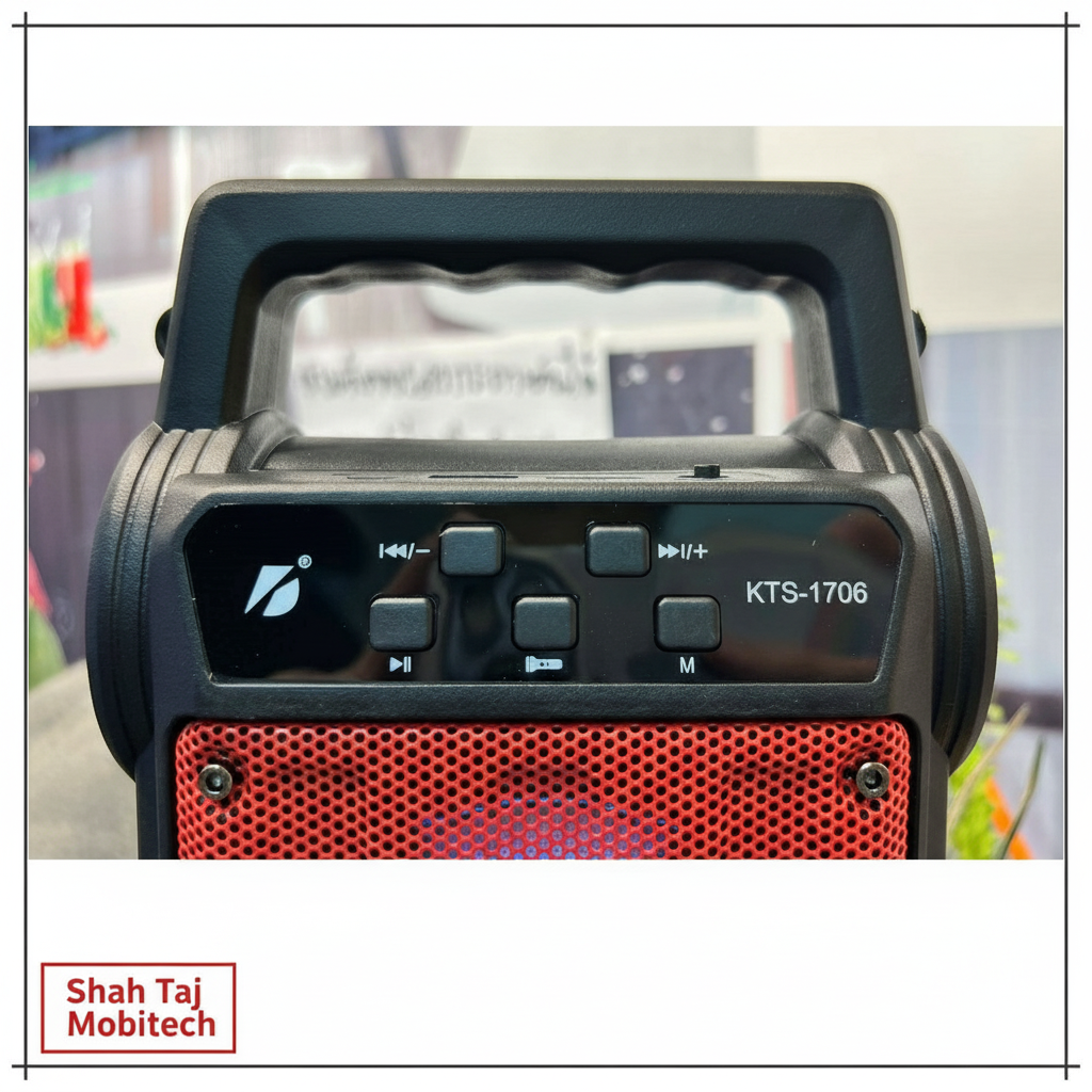 KTS 1706 4" Solar Bluetooth Speaker